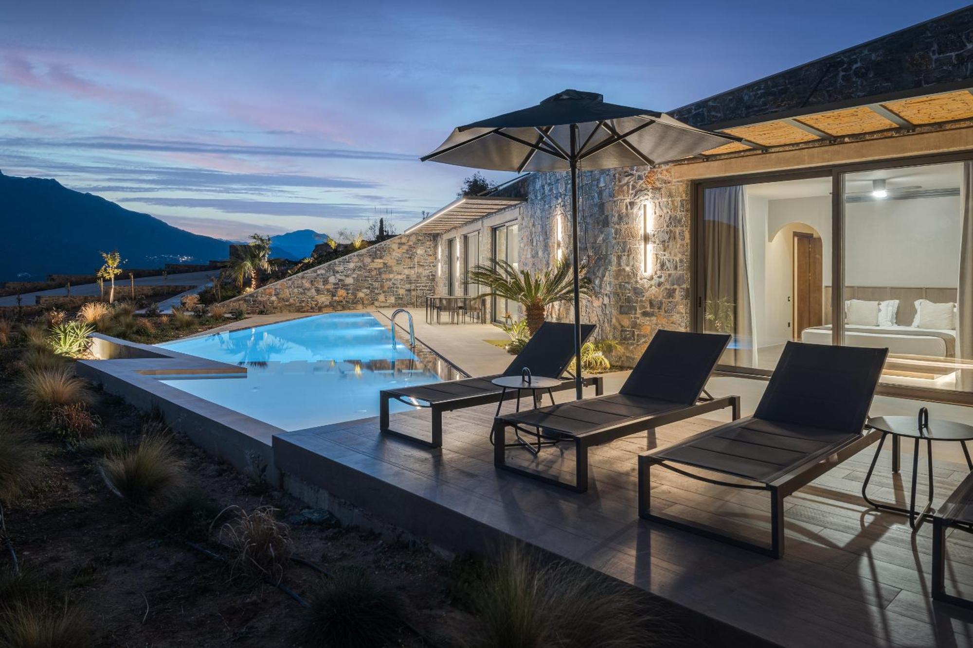 Neromai Cave Luxury Villas Koxaré Zimmer foto